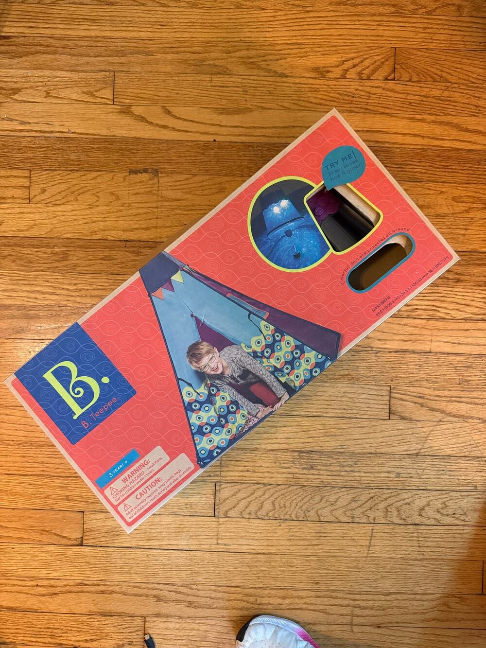 NEW B. Toys Starry Sky Tent (B. Teepee) With Light Lantern - In Box MINT